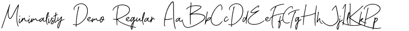 Minimalisty Demo font download