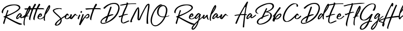 Rafttel Script DEMO Regular font
