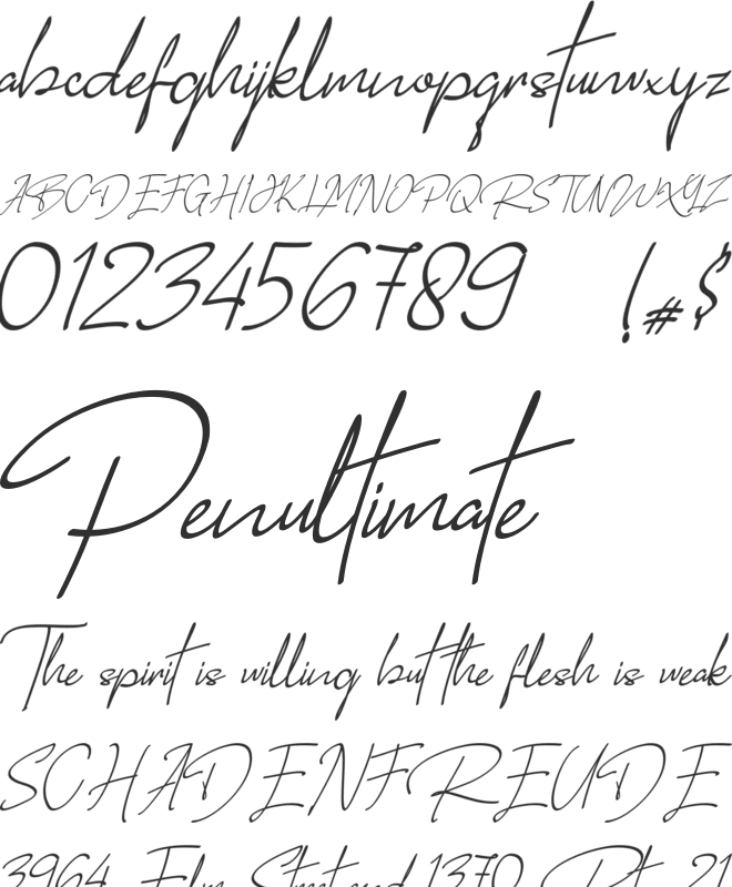 Rotherland font preview