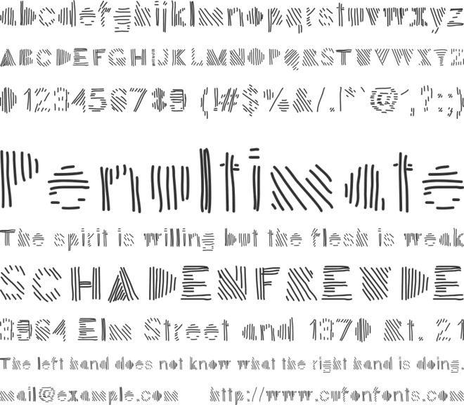 Sion font preview