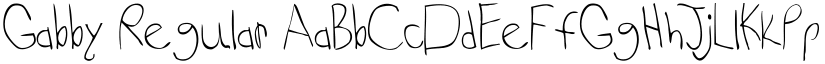 Gabby Regular font