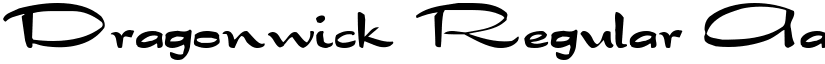 Dragonwick Regular font