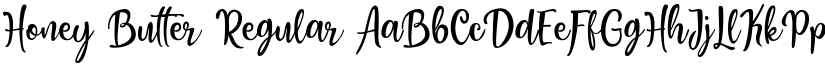 Honey Butter Regular font