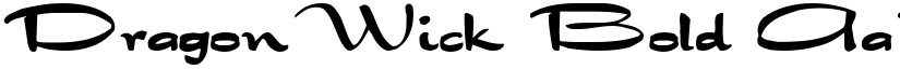 DragonWick Bold font