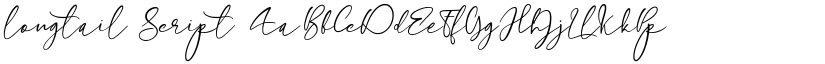 longtail Script font