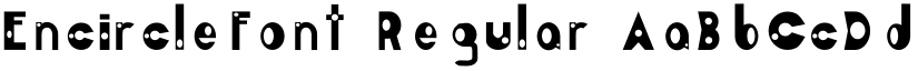 EncircleFont Regular font
