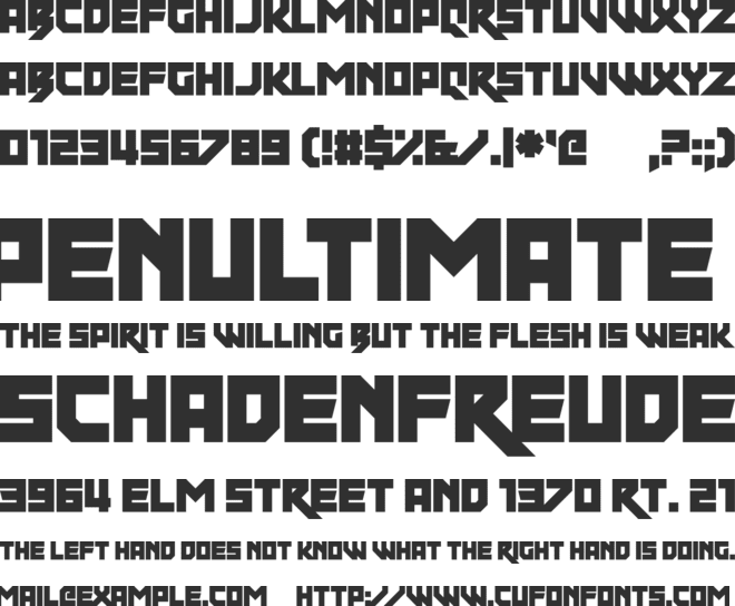 Our Friend Electric font preview