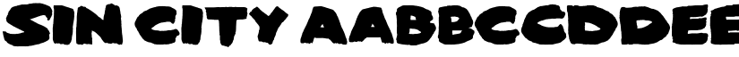 Sin City font
