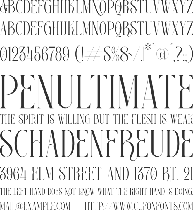 GEORGIANO font preview
