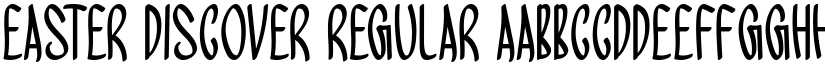 Easter Discover Regular font