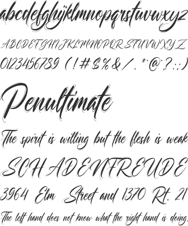 Mirthful Children font preview