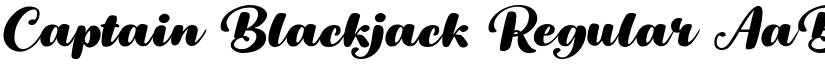 Captain Blackjack font download