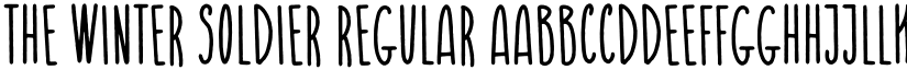 The Winter Soldier Regular font