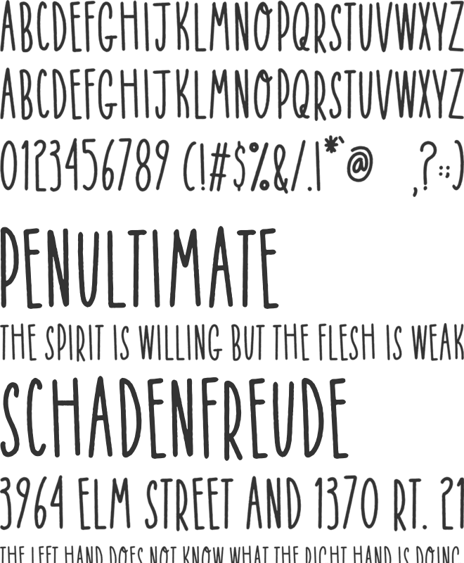 Queen Of Manda font preview