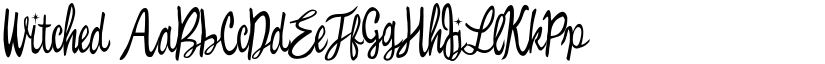 Witched font