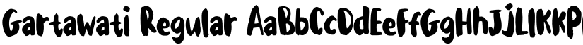 Gartawati Regular font