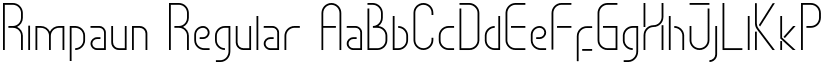 Rimpaun font download