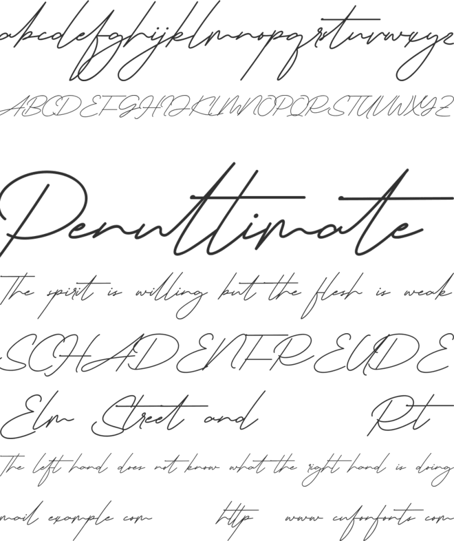 Royalister Demo font preview