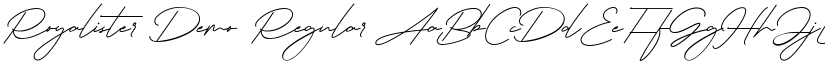 Royalister Demo font download
