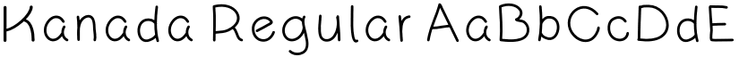 Kanada Regular font