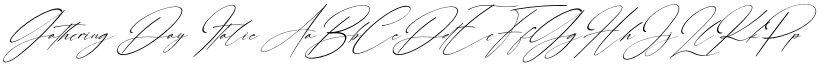 Gathering Day Italic font
