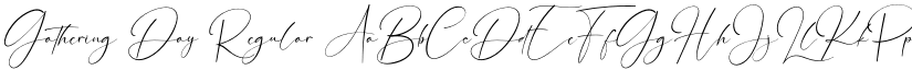 Gathering Day Regular font