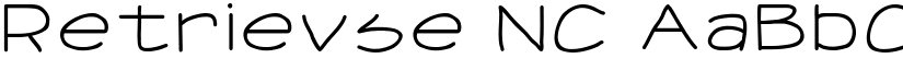 Retrievse NC font