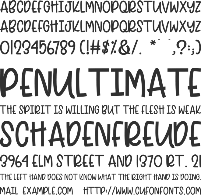 PINK SWEATS font preview