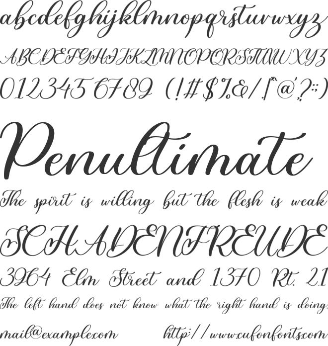 Fabulotica font preview