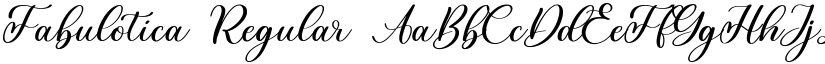 Fabulotica Regular font
