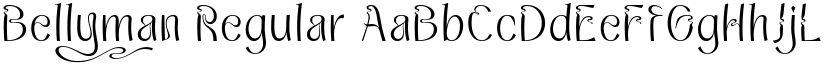 Bellyman Regular font