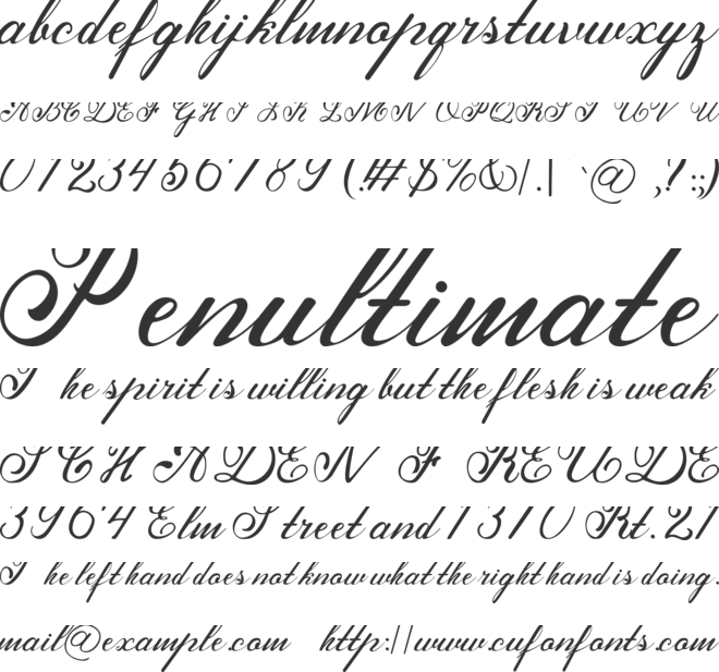 Murisa Barbara font preview