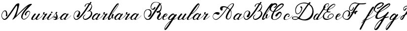 Murisa Barbara Regular font