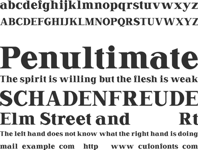 Beshan Camind font preview