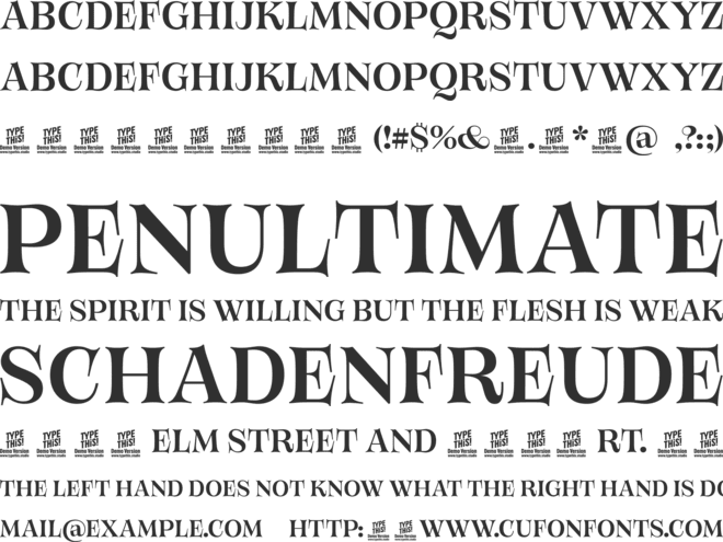 Bloemche All Caps font preview