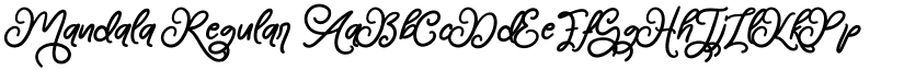 Mandala Regular font