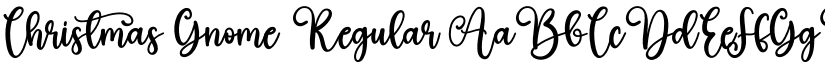 Christmas Gnome font download