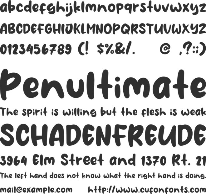 Coffee Extra font preview