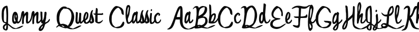 Jonny Quest Classic font download