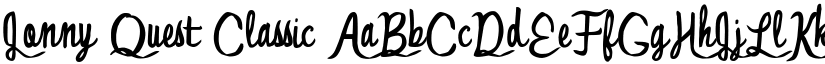 Jonny Quest Classic font download