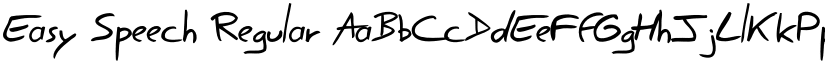 Easy Speech font download