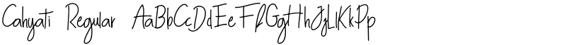 Cahyati font download