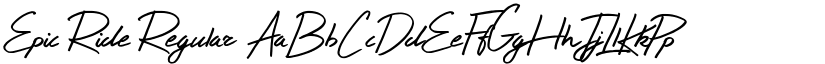 Epic Ride font download