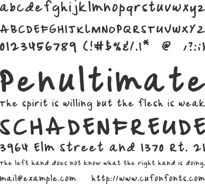 Mixdoodle font preview