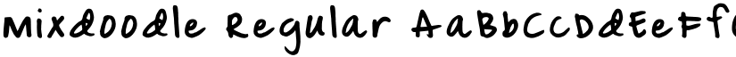 Mixdoodle Regular font