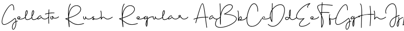 Gellato Rush font download
