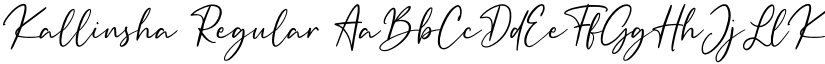 Kallinsha Regular font