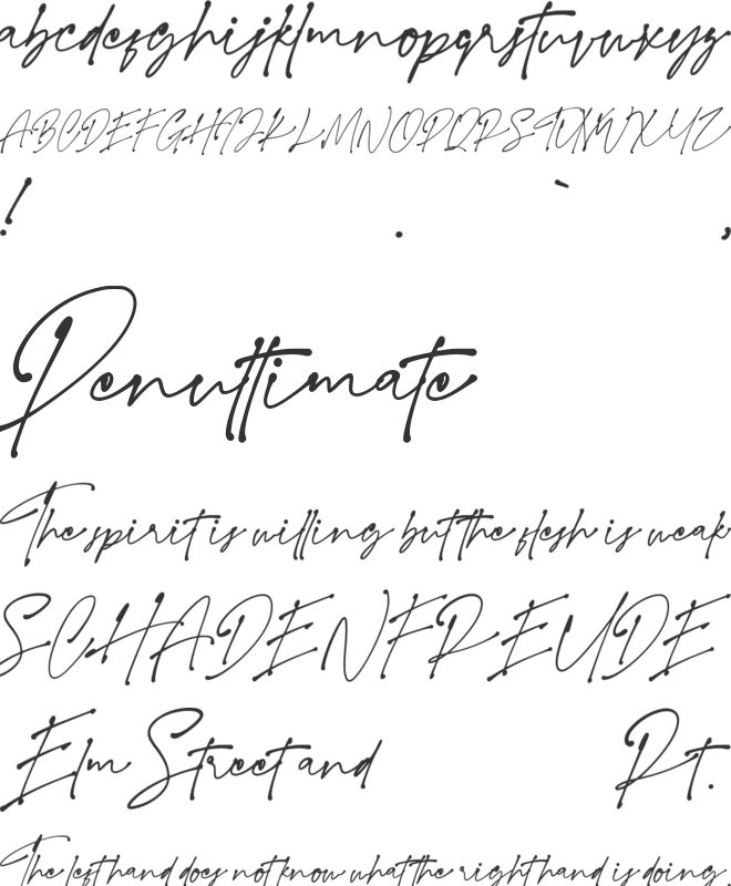 Southam Demo font preview