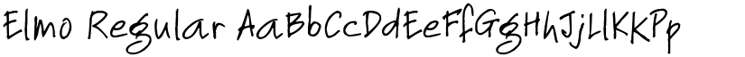 Elmo Regular font