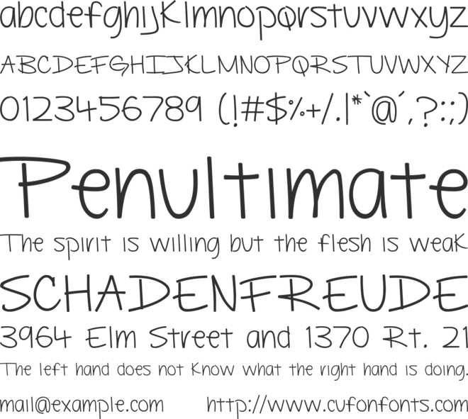 Beautiful Flaws font preview